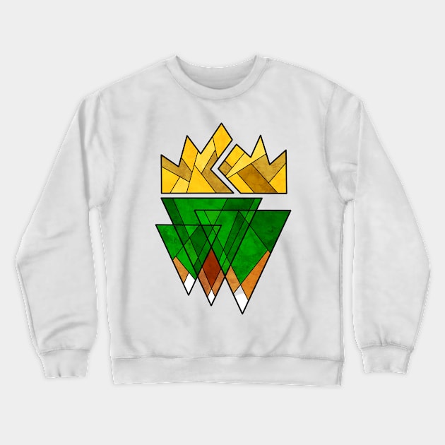 King Under Mountain Crewneck Sweatshirt by OrderBorder